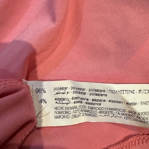 pink zara midi dress with ruffles and adjustable straps size m romantic - Picture 8 of 8